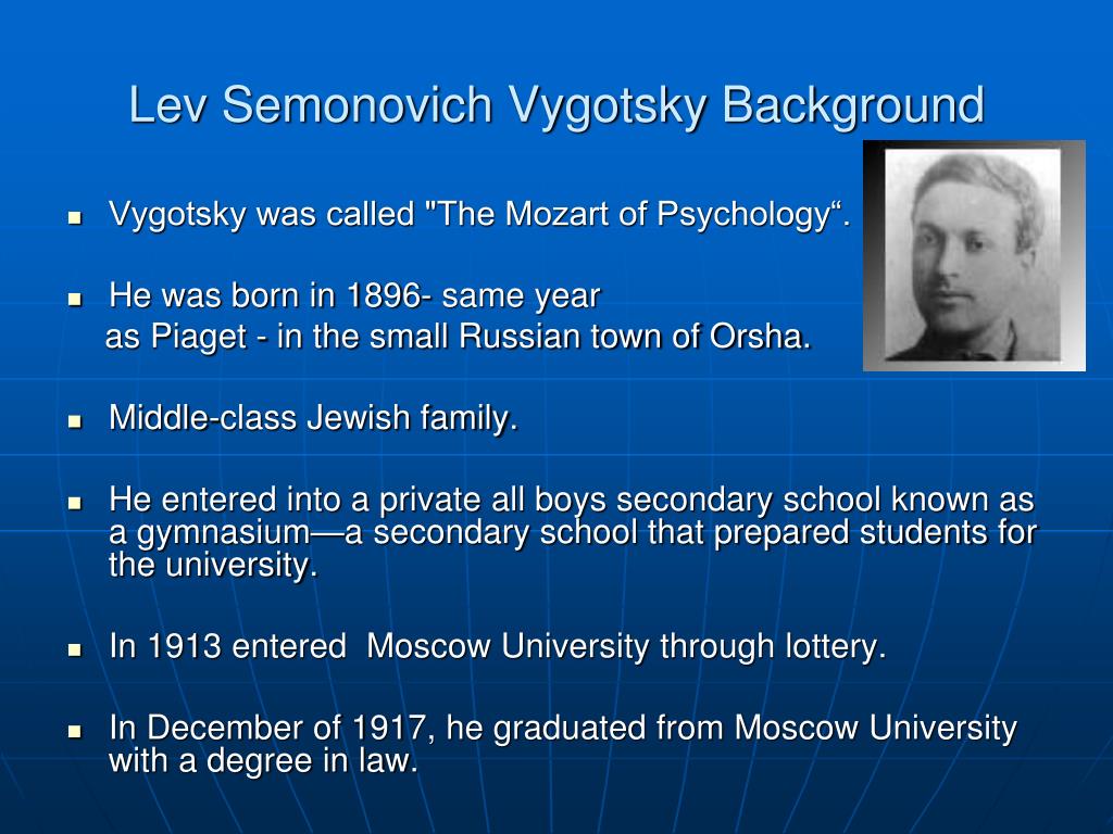 lev vygotsky family background